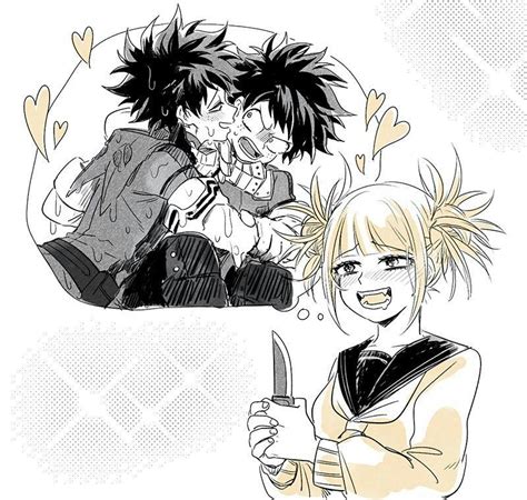 Midoriya Izuku Toga Himiko Bakugou Katsuki And Kirishima Eijirou Boku