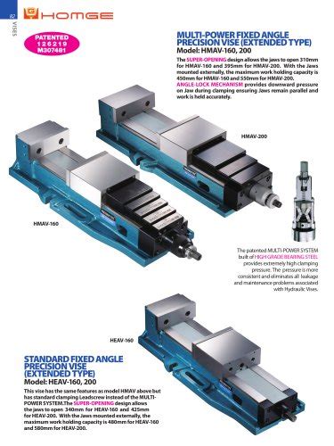 Tous Les Catalogues Et Fiches Techniques PDF HOMGE MACHINERY IND CO