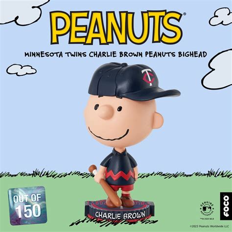 FOCO Unveils Peanuts Charlie Brown Minnesota Twins Bobblehead - Battle ...