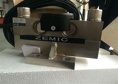 Zemic Hm9b Weighing Load Cell 20t 30t Double Shear Beam Load Cell White Bottom For Weighbridge