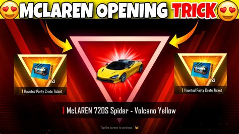 Mclaren Opening Trick How To Open Mclaren Pubg New State Create