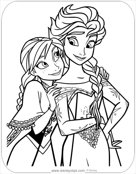 Frozen Coloring Pages Coloringbay