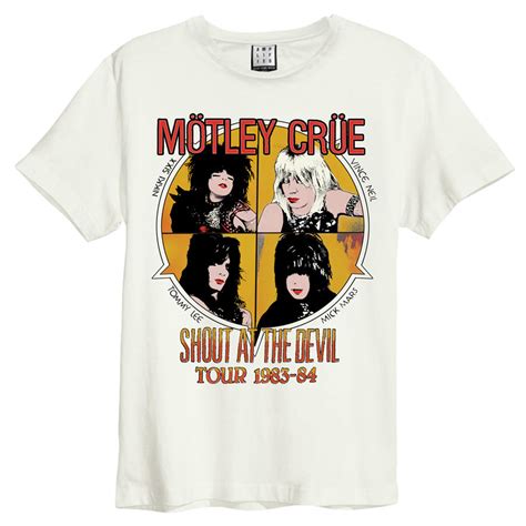 Buy MOTLEY CRUE-SHOUT AT THE DEVIL - Motley Crue T-Shirts | Amplified ...