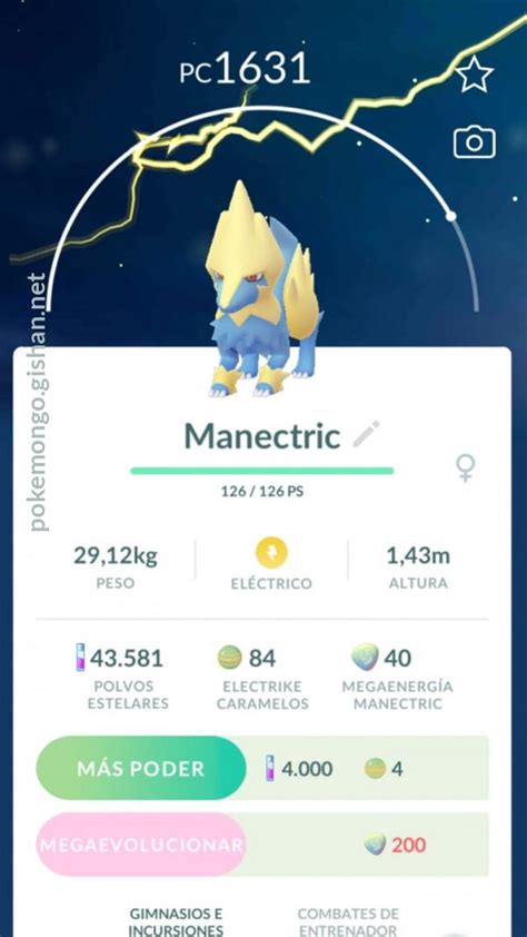 Manectric - Pokemon Go