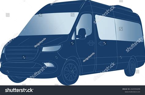 Hand Drawn Mini Bus Illustration Stock Vector (Royalty Free) 2147454299 ...