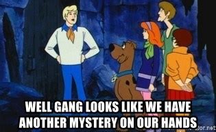 Well Gang Looks Like We Have Another Mystery On Our Hands Scooby Doo