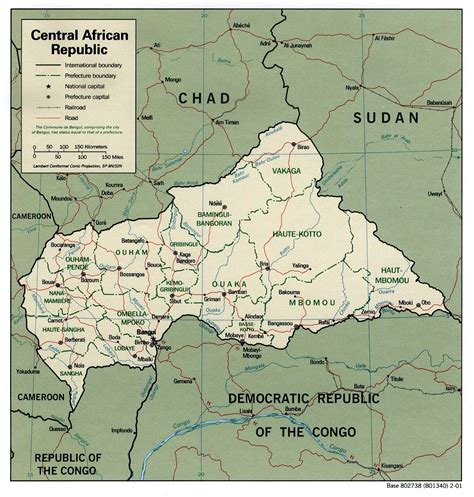 Central African Republic Maps - Perry-Castañeda Map Collection - UT ...