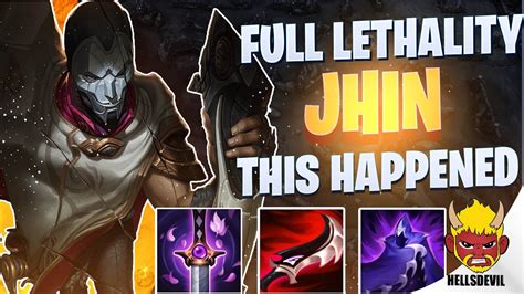 Wild Rift I Tried Full Lethality Jhin And This Happened Jhin