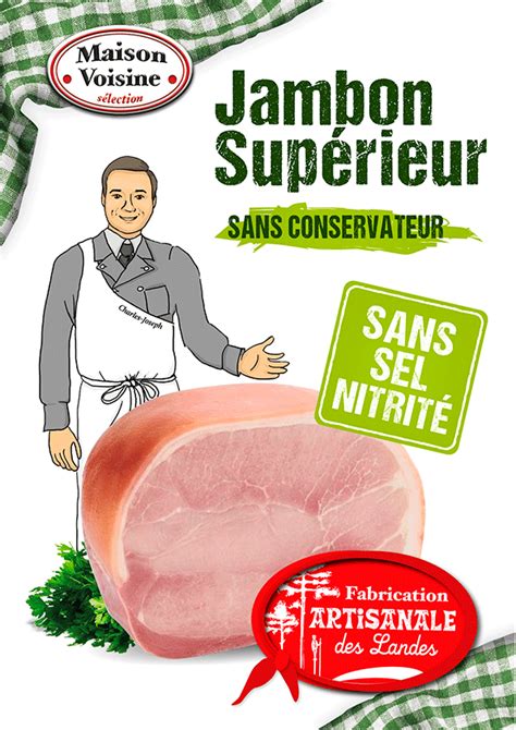 Jambon Blanc Supérieur sans conservateur sans sel nitrité