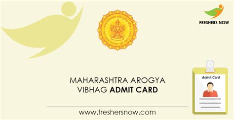 Maharashtra Arogya Vibhag Admit Card 2021 (Out) | Arogya Sevak Exam