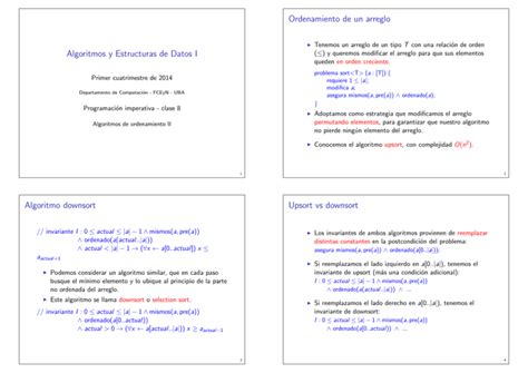 Algoritmos De Ordenamiento II