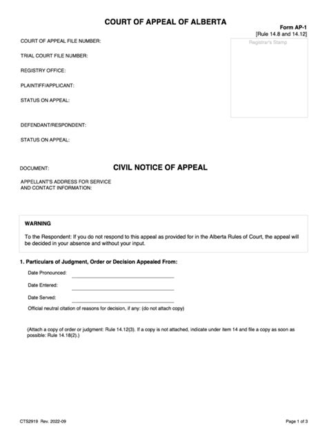 Form Canada Cts Alberta Fill Online Printable