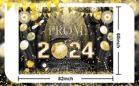 Lecheme Prom 2024 Backdrop Graduation Prom Night Class Of