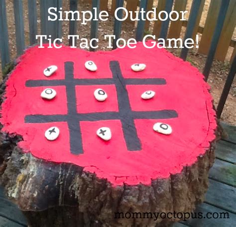 Simple Outdoor Tic Tac Toe Game