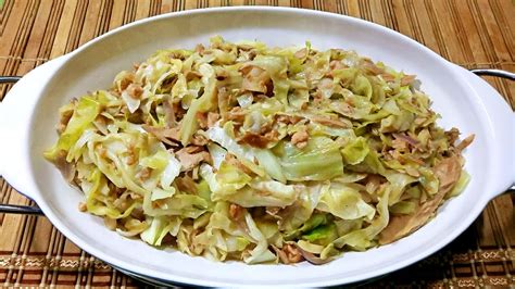 How To Cook Ginisang Repolyo At Tuna Cabbage And Tuna Stir Fry Using