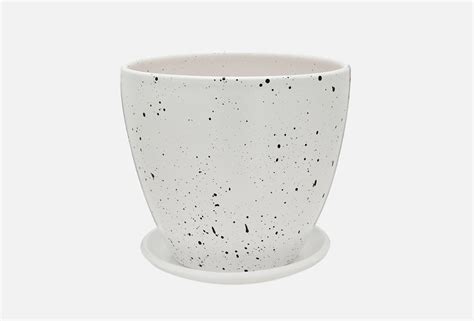 Вещицы Керамический горшок Terrazzo 1400 мл — купить, цена в Москве