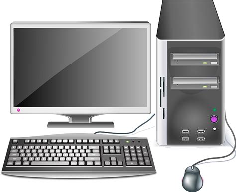 kostenlose vektorgrafik computer schreibtisch kostenloses bild auf