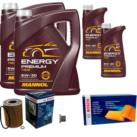 Bosch Inspection Set L Mannol Energy Premium W Pour Bmw Serie