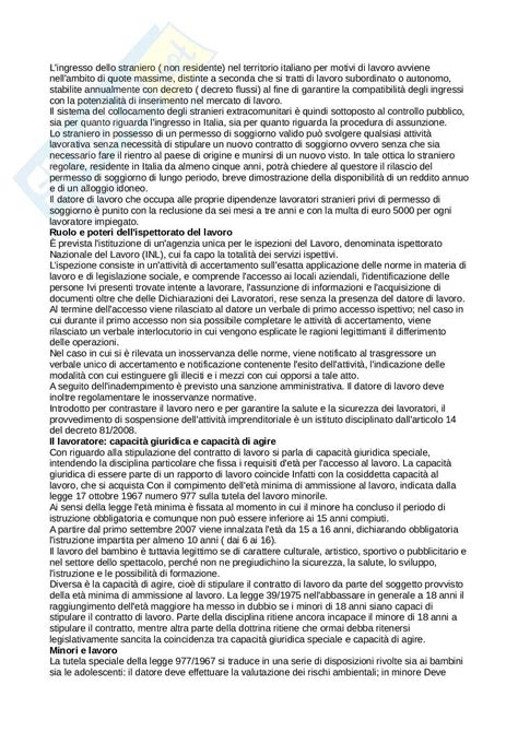 Riassunto Esame Diritto Del Lavoro Prof Battista Leonardo Libro