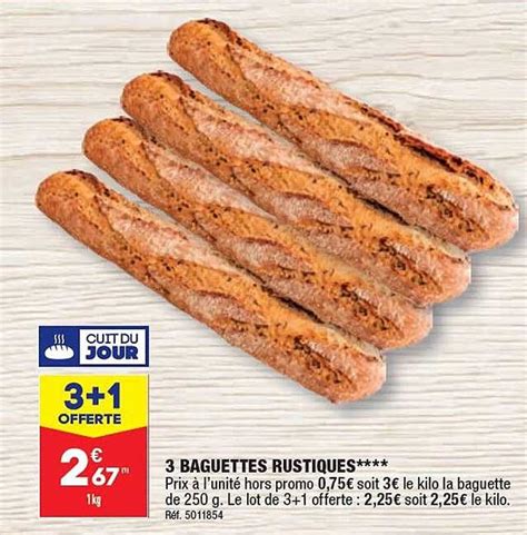 Promo Baguettes Rustiques Chez Aldi Icatalogue Fr