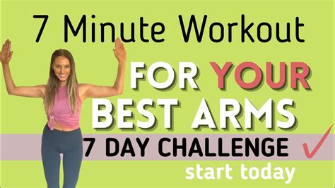 Minute Tone Your Arms Workout No Equipment Quick Intense Day