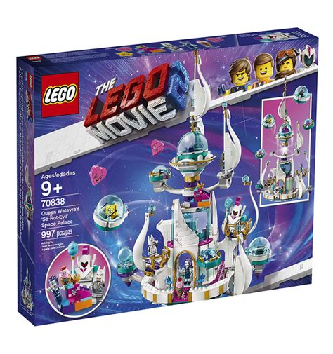 THE LEGO MOVIE 2 Queen Watevra's 'So-Not-Evil' Space Palace 70838 ...