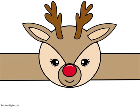 Free Printable Reindeer Hat Craft