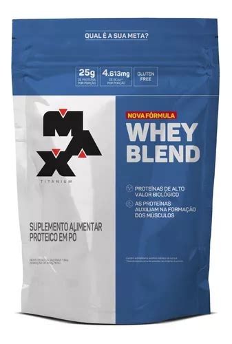 Whey Blend Whey Protein Conc Iso Hidro G Max Titanium Mercadolivre