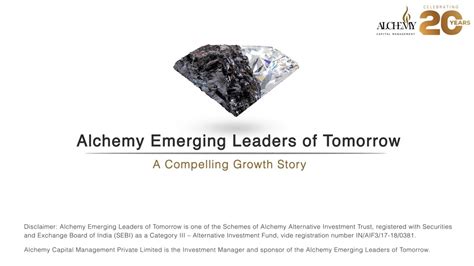 Alchemy Emerging Leaders Of Tomorrow Category III AIF Scheme YouTube