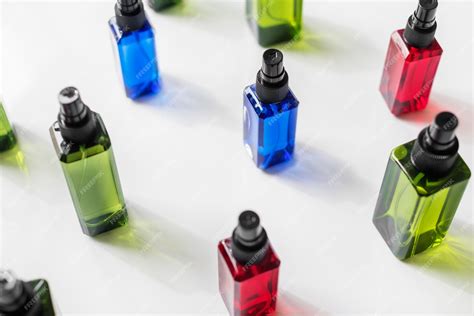 Free Photo Colorful Spray Bottles Isolated On White Background