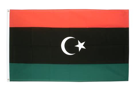 Kingdom of Libya 1951-1969 Opposition Flag Anti-Gaddafi Forces - 3x5 ft ...