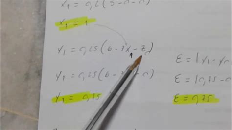 Resolução De Sistema Linear Usando O Método De Gauss Seidel Youtube