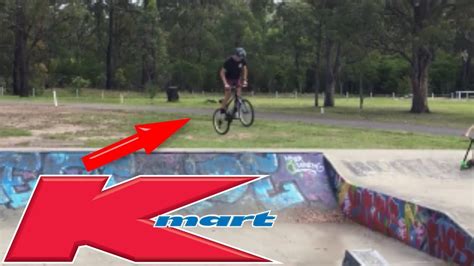 Bmx Tricks On A Kmart Mountain Bike Hype Bmx Youtube