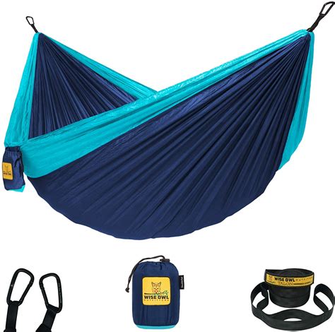 Wise Owl Outfitters Double 2 Person Camping Hammock Myshopito