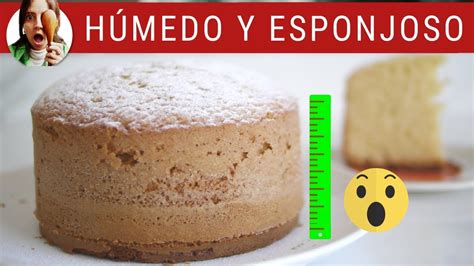 Receta fácil de bizcochuelo sin esencia de vainilla delicioso y sin