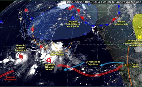 Pron Stico Del Clima En M Xico Para Este Jueves De Junio De