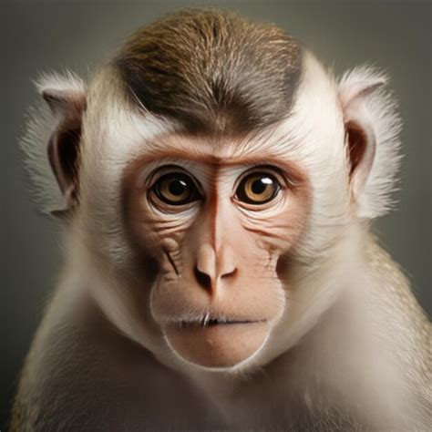 Premium Photo | Monkey face close up