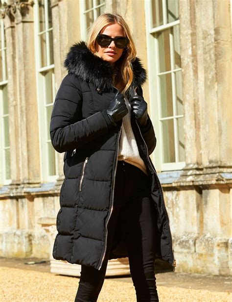 Sosandar Padded Longline Coat Shopstyle