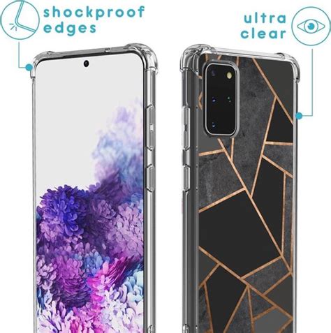 Imoshion Design Hoesje Met Koord Voor De Samsung Galaxy S20 Plus Grafisch Koper Zwart