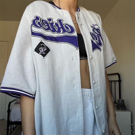 vintage colorado rockies jersey. it’s pretty old but... - Depop