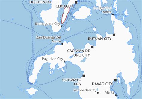 MICHELIN Misamis Occidental map - ViaMichelin