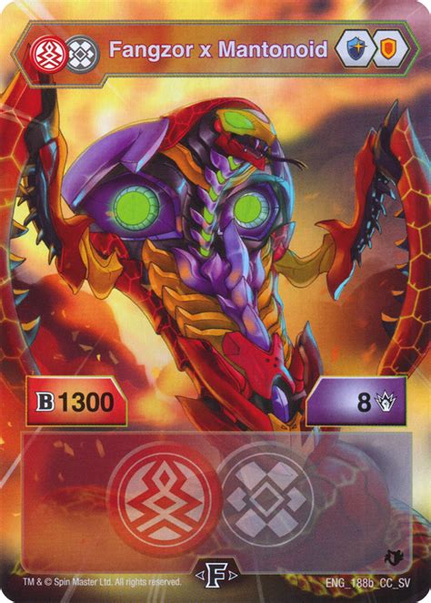 Pyrus Darkus Fangzor X Mantonoid Shields Of Vestroia The Bakugan Wiki