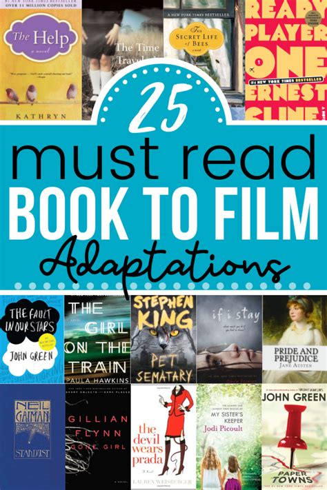 Book To Film Adaptations: 25 Books You Must Read - But First, Joy