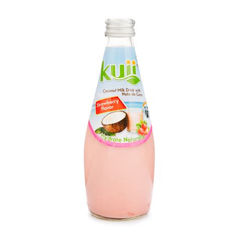 Get Kuii Nata De Coco Original Natural Coconut Drink Strawberry