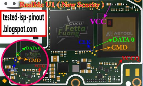 Realme 2 Pro Rmx1801 Isp Pinout Emmc Pinout Smartphone Repair Isp