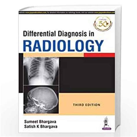 Differential Diagnosis In Radiology By Bhargava Sumeet Buy Online