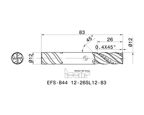 Iscar Cutting Tools Metal Working Tools Efs B Efs B