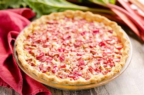 Rhubarb Custard Pie