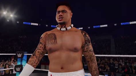 Zilla Fatu Entrance W Gfx Signature Finisher Wwe K Youtube