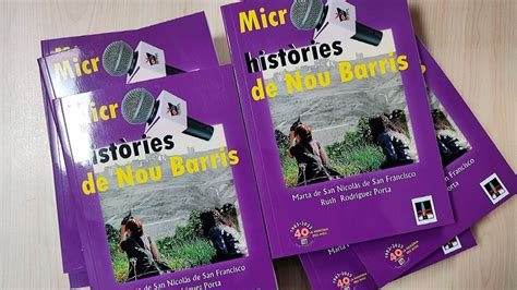 Us convidem a la presentació del llibre de les Microhistòries de Nou